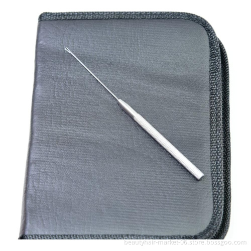 Hair Extensions Tools Stainless Steel Hair Extension Pliers Sets Kit with Hook Needle